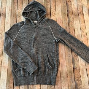 Gap women’s long sleeve full zip knit sweater hoodie | size small